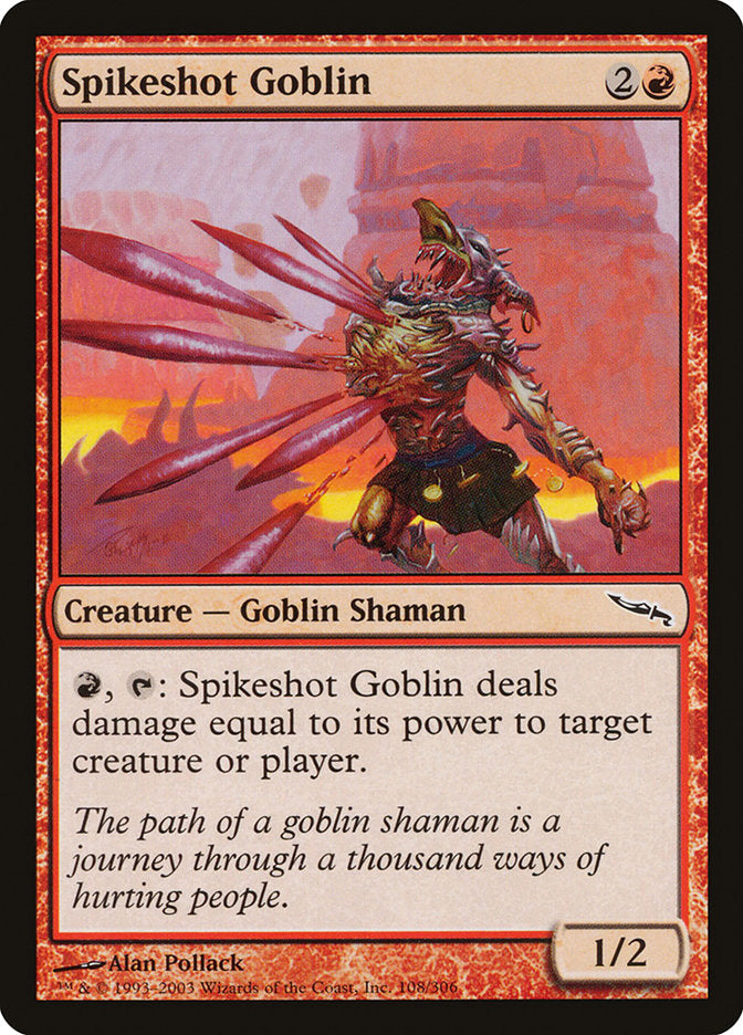 Spikeshot Goblin [Mirrodin] | I Want That Stuff Brandon