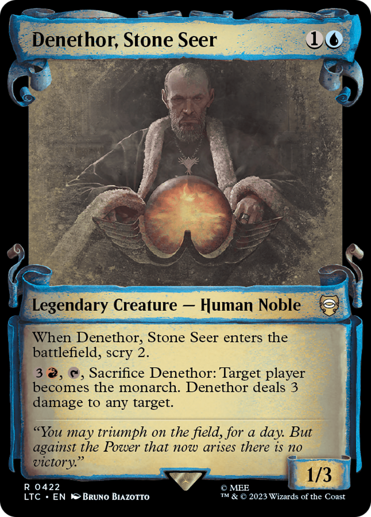 Denethor, Stone Seer [The Lord of the Rings: Tales of Middle-Earth Commander Showcase Scrolls] | I Want That Stuff Brandon