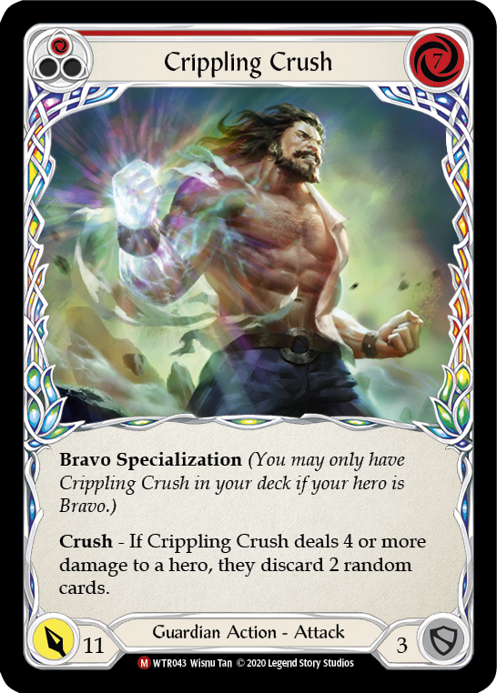 Crippling Crush [U-WTR043] (Welcome to Rathe Unlimited)  Unlimited Rainbow Foil | I Want That Stuff Brandon