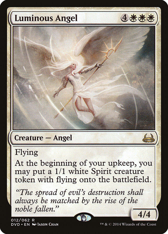 Luminous Angel (Divine vs. Demonic) [Duel Decks Anthology] | I Want That Stuff Brandon