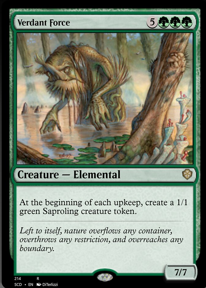 Verdant Force [Starter Commander Decks] | I Want That Stuff Brandon