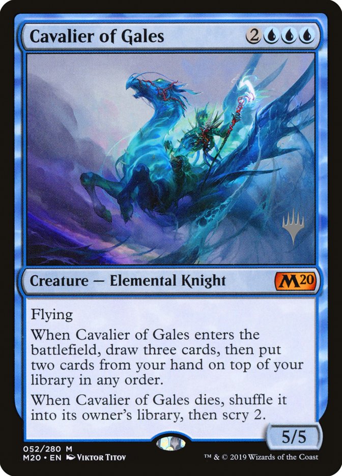 Cavalier of Gales (Promo Pack) [Core Set 2020 Promos] | I Want That Stuff Brandon