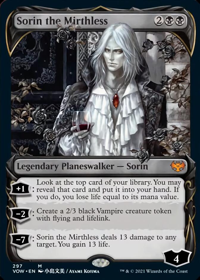 Sorin the Mirthless (Showcase Fang Frame) [Innistrad: Crimson Vow] | I Want That Stuff Brandon