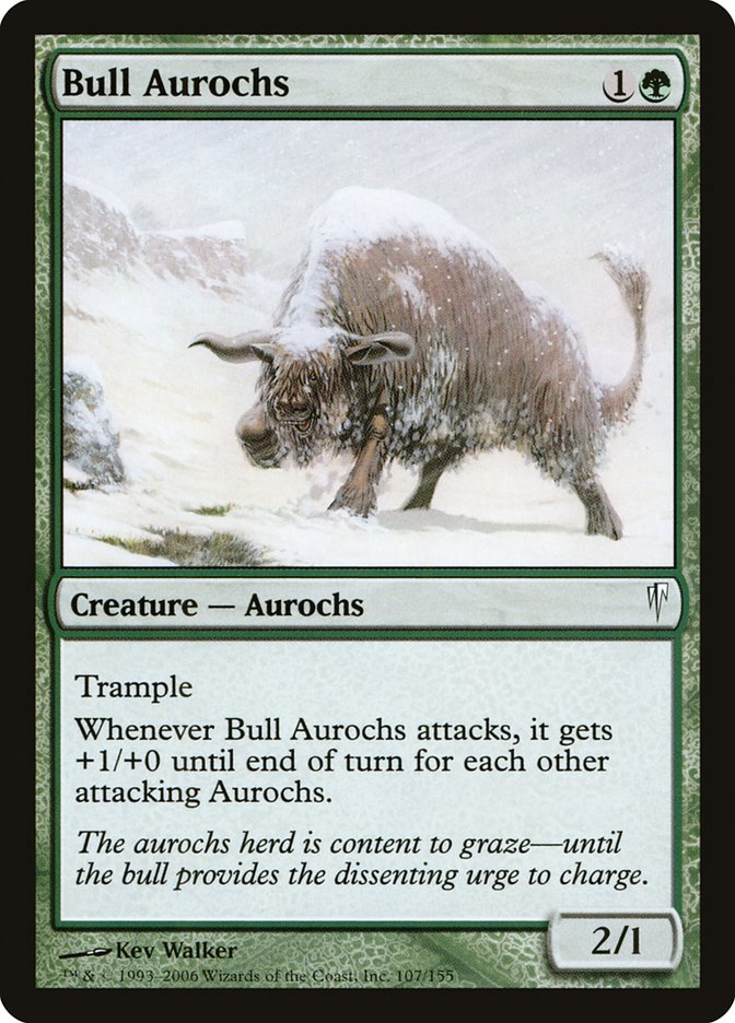 Bull Aurochs [Coldsnap] | I Want That Stuff Brandon