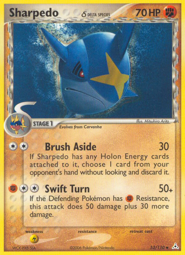 Sharpedo (53/110) (Delta Species) [EX: Holon Phantoms] | I Want That Stuff Brandon