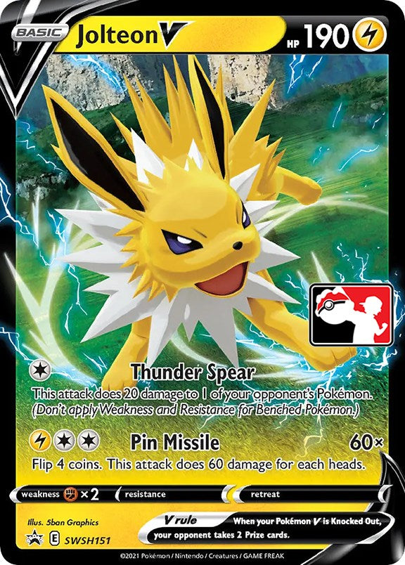 Jolteon V (SWSH151) [Prize Pack Series One] | I Want That Stuff Brandon