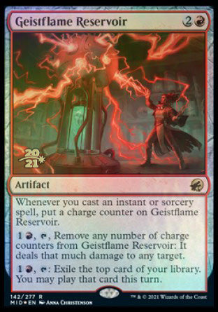 Geistflame Reservoir [Innistrad: Midnight Hunt Prerelease Promos] | I Want That Stuff Brandon