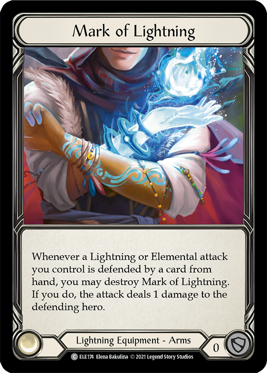 Mark of Lightning [ELE174] (Tales of Aria)  1st Edition Normal | I Want That Stuff Brandon