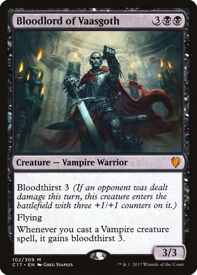 Bloodlord of Vaasgoth [Commander 2017] | I Want That Stuff Brandon
