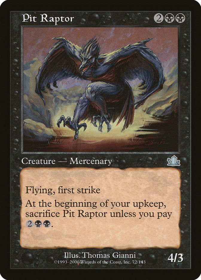 Pit Raptor [Prophecy] | I Want That Stuff Brandon