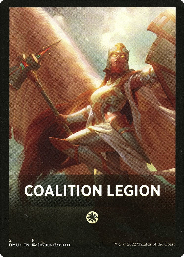 Coalition Legion Theme Card [Dominaria United Tokens] | I Want That Stuff Brandon