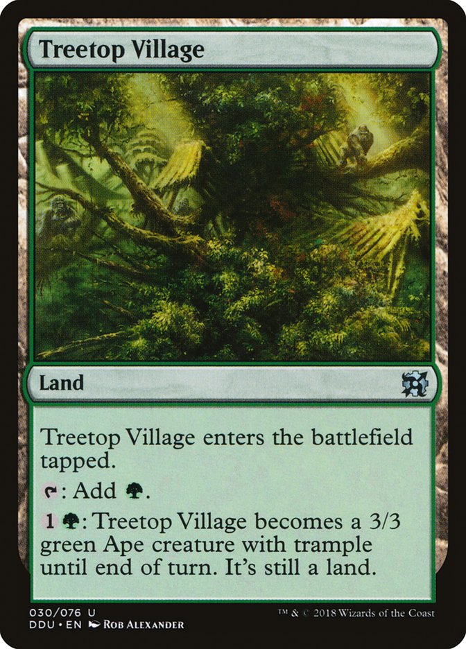Treetop Village [Duel Decks: Elves vs. Inventors] | I Want That Stuff Brandon