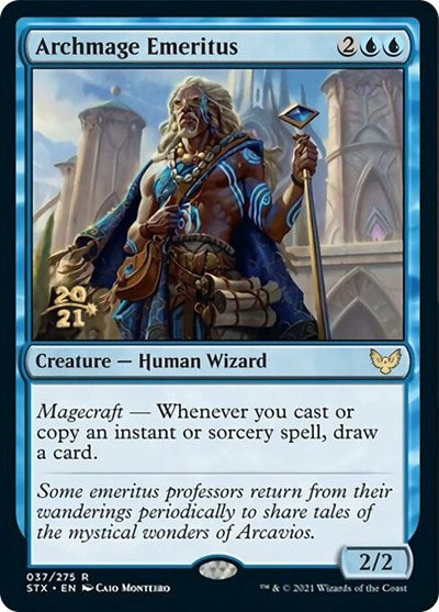 Archmage Emeritus [Strixhaven: School of Mages Prerelease Promos] | I Want That Stuff Brandon