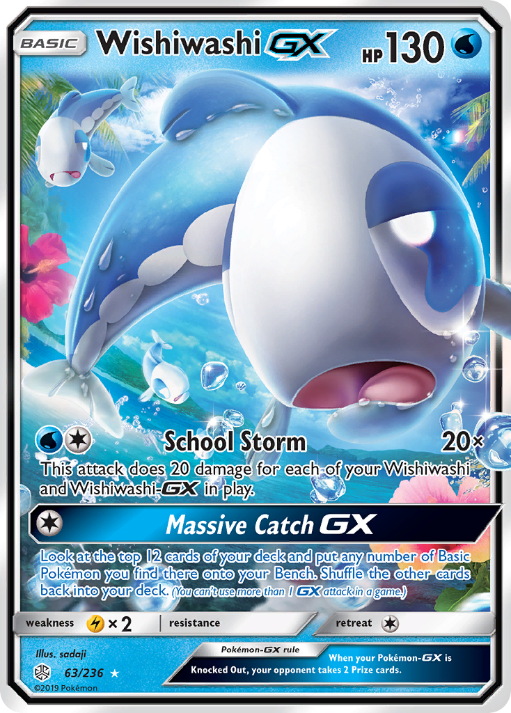 Wishiwashi GX (63/236) [Sun & Moon: Cosmic Eclipse] | I Want That Stuff Brandon