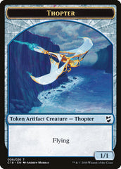 Myr (007) // Thopter (008) Double-Sided Token [Commander 2018 Tokens] | I Want That Stuff Brandon