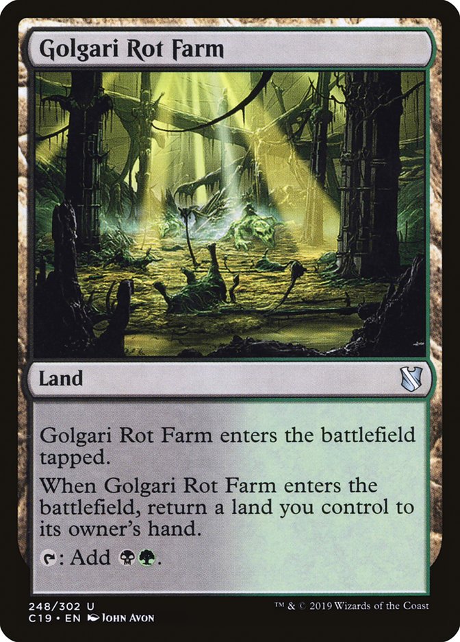 Golgari Rot Farm [Commander 2019] | I Want That Stuff Brandon