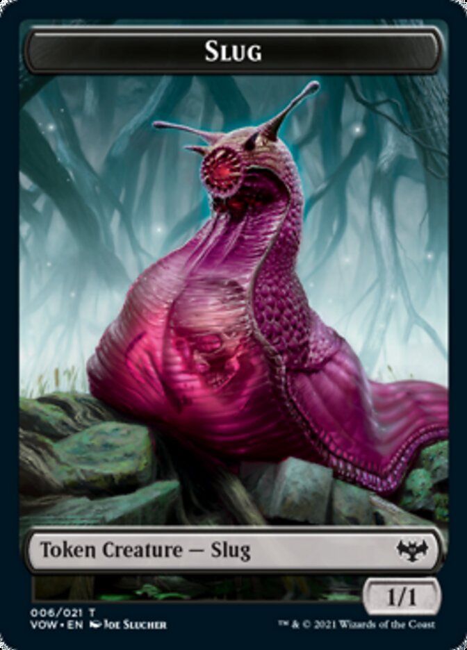 Insect // Slug Double-Sided Token [Innistrad: Crimson Vow Tokens] | I Want That Stuff Brandon