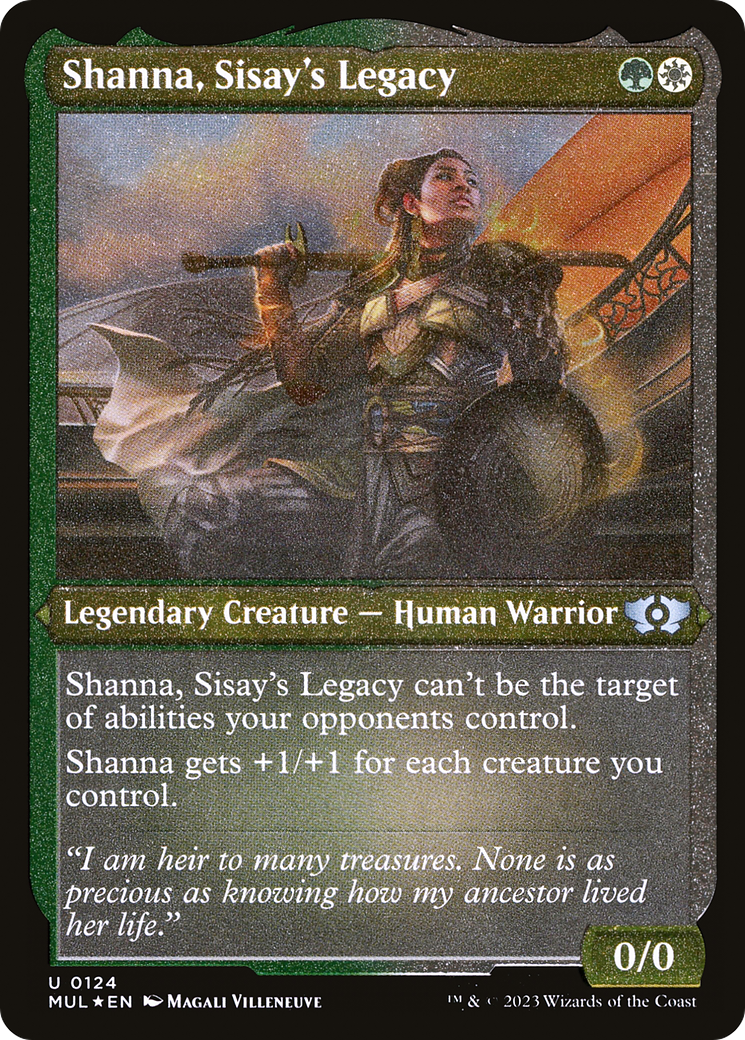 Shanna, Sisay's Legacy (Foil Etched) [Multiverse Legends] | I Want That Stuff Brandon
