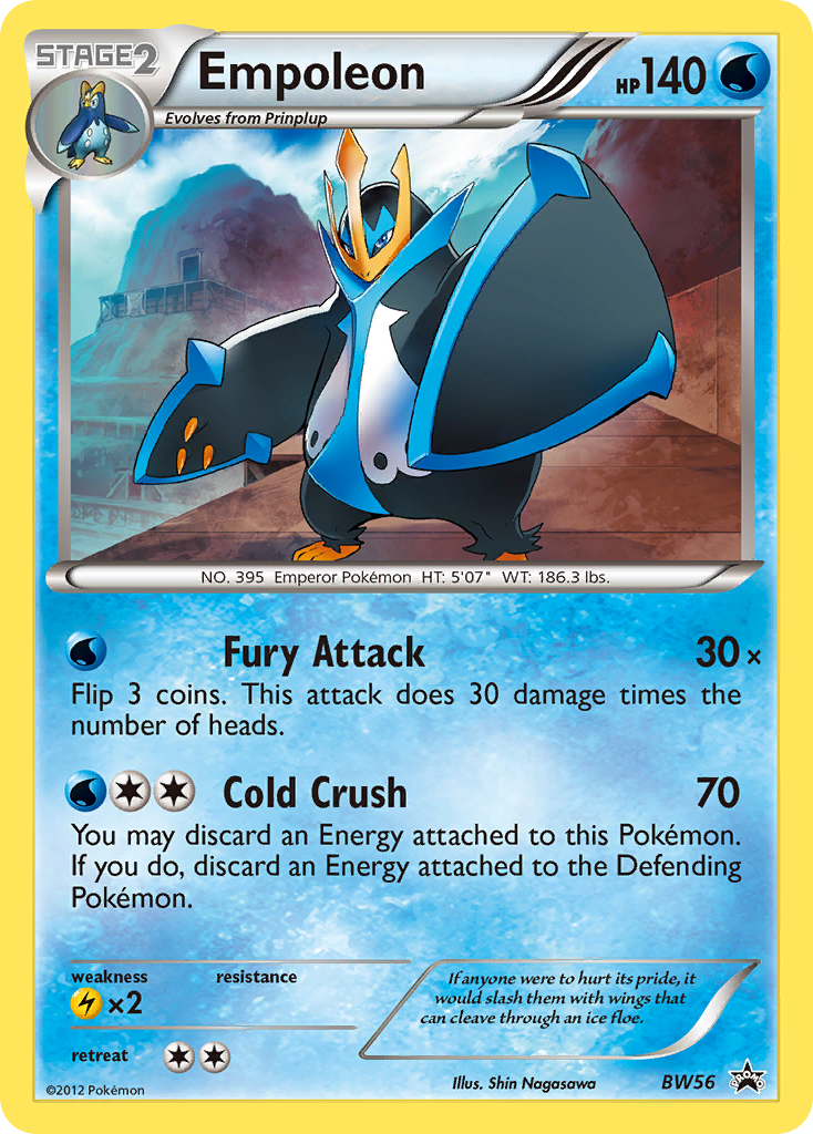 Empoleon (BW56) [Black & White: Black Star Promos] | I Want That Stuff Brandon