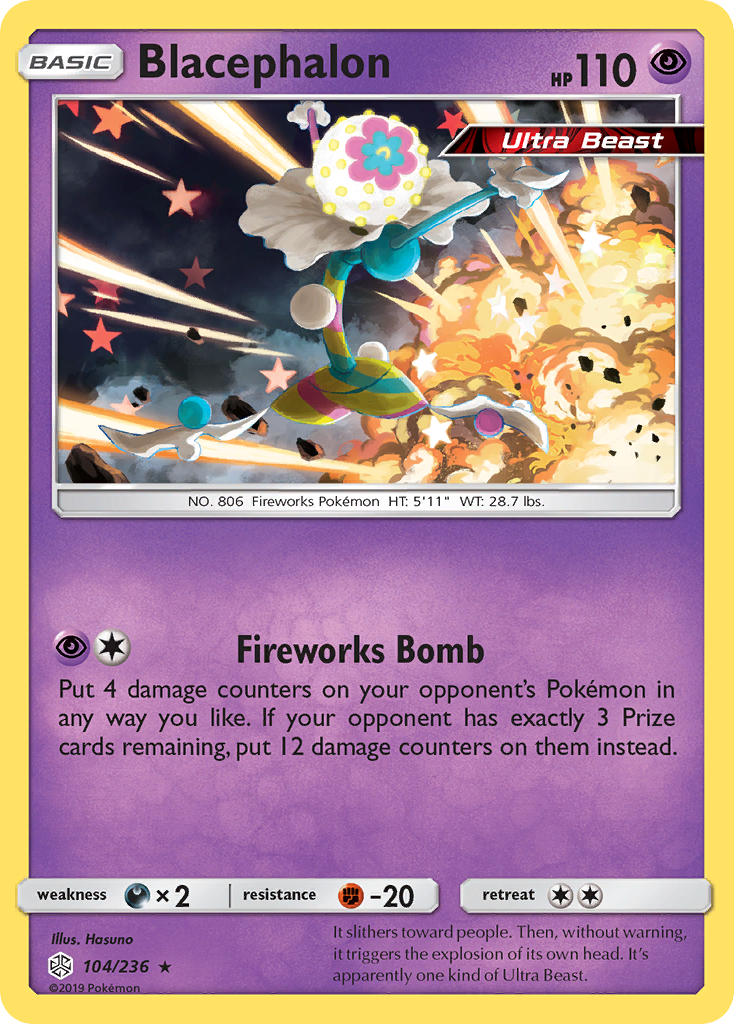 Blacephalon (104/236) [Sun & Moon: Cosmic Eclipse] | I Want That Stuff Brandon