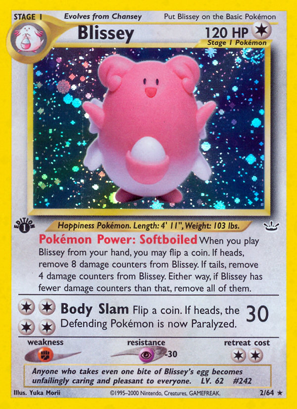 Blissey (2/64) [Neo Revelation 1st Edition] | I Want That Stuff Brandon