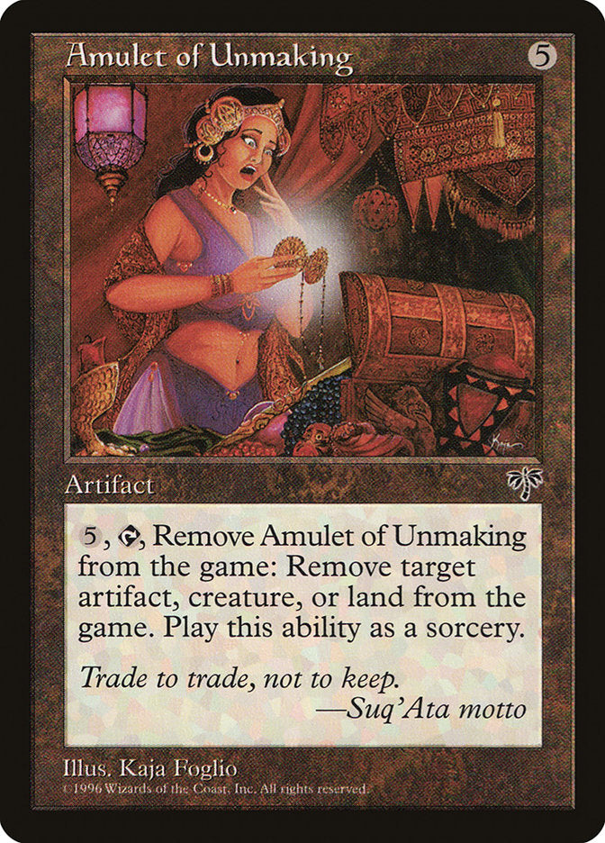 Amulet of Unmaking [Mirage] | I Want That Stuff Brandon