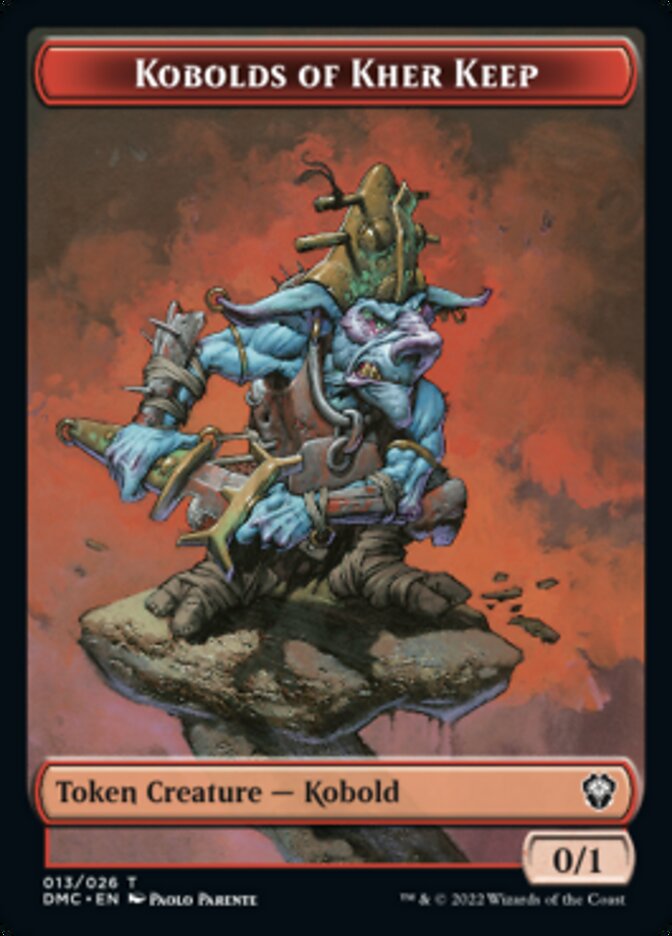 Soldier // Kobolds of Kher Keep Double-Sided Token [Dominaria United Tokens] | I Want That Stuff Brandon