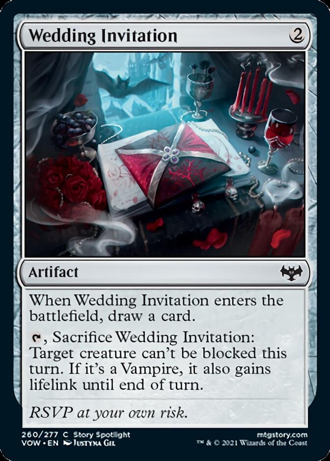 Wedding Invitation [Innistrad: Crimson Vow] | I Want That Stuff Brandon