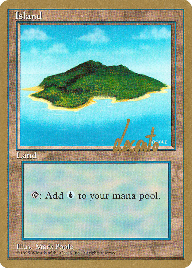 Island (ml367) (Michael Loconto) [Pro Tour Collector Set] | I Want That Stuff Brandon