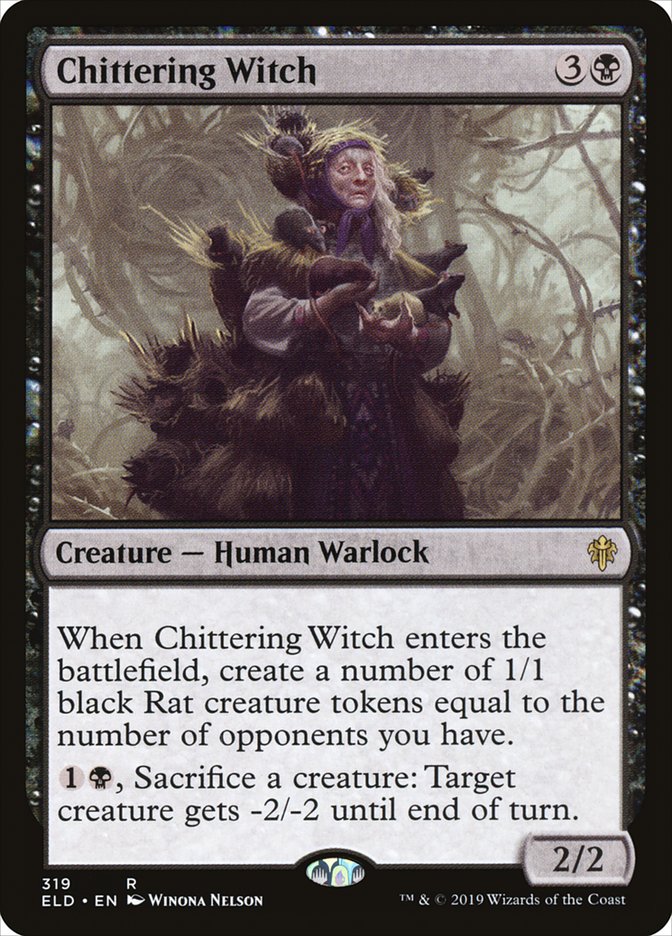 Chittering Witch [Throne of Eldraine] | I Want That Stuff Brandon