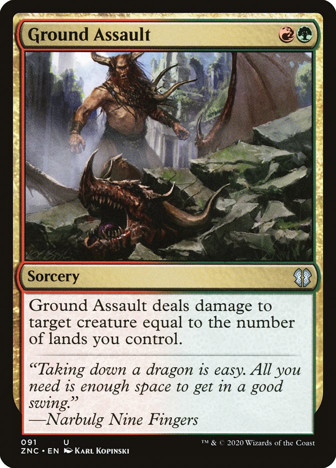 Ground Assault [Zendikar Rising Commander] | I Want That Stuff Brandon