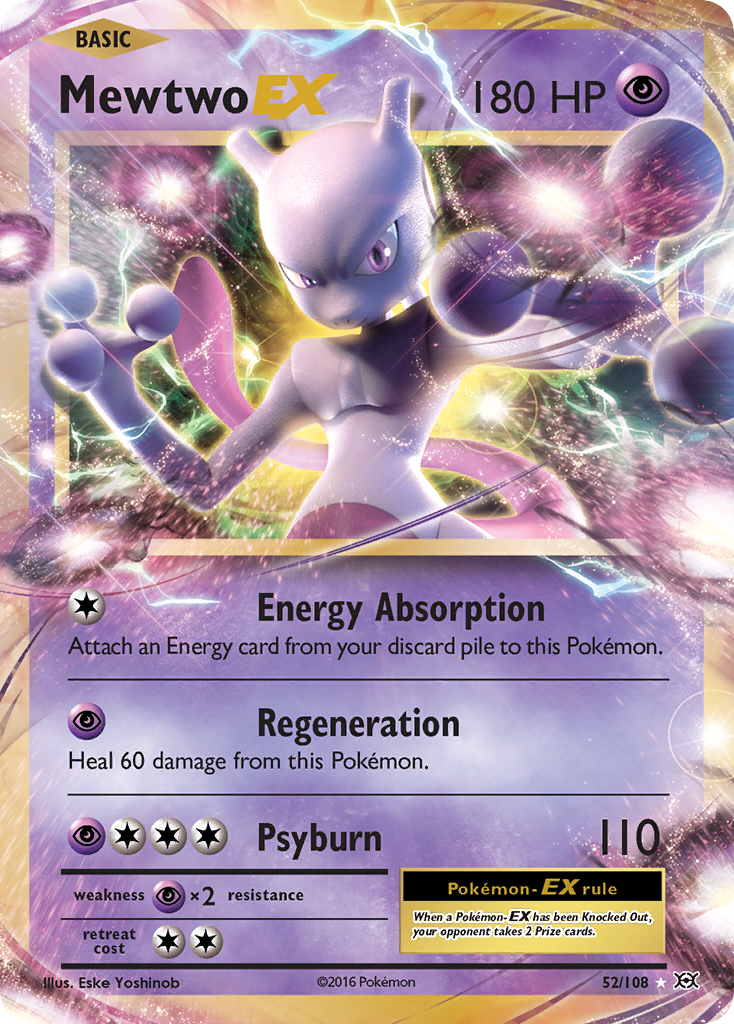 Mewtwo EX (52/108) [XY: Evolutions] | I Want That Stuff Brandon