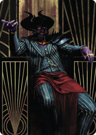 Ob Nixilis, the Adversary 2 Art Card [Streets of New Capenna Art Series] | I Want That Stuff Brandon