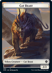 Insect // Cat Beast Double-Sided Token [Starter Commander Decks] | I Want That Stuff Brandon