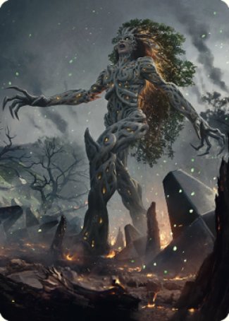 Titania, Gaea Incarnate Art Card [The Brothers' War Art Series] | I Want That Stuff Brandon