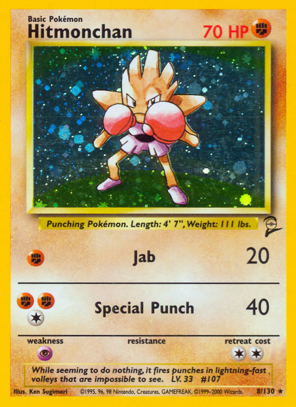 Hitmonchan (8/130) [Base Set 2] | I Want That Stuff Brandon