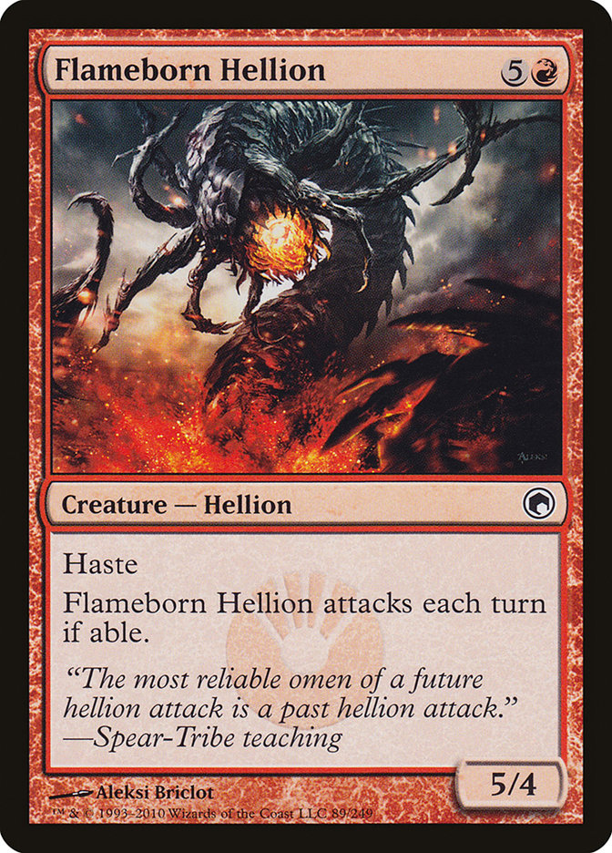 Flameborn Hellion [Scars of Mirrodin] | I Want That Stuff Brandon