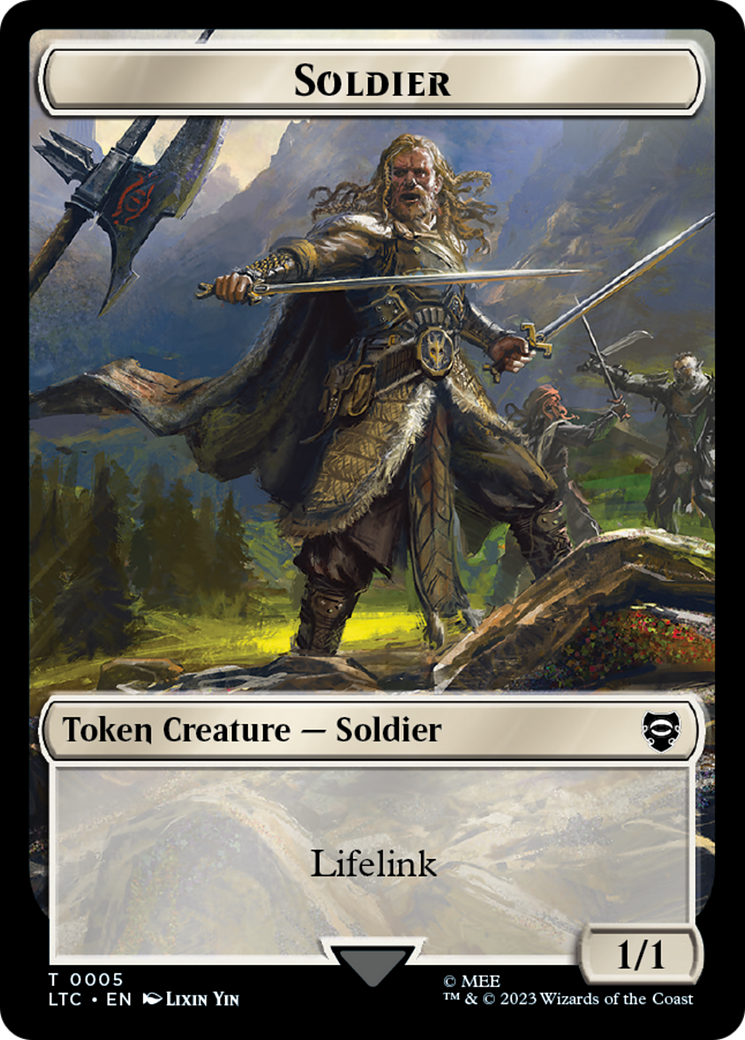 Soldier // Food Token [The Lord of the Rings: Tales of Middle-Earth Commander Tokens] | I Want That Stuff Brandon