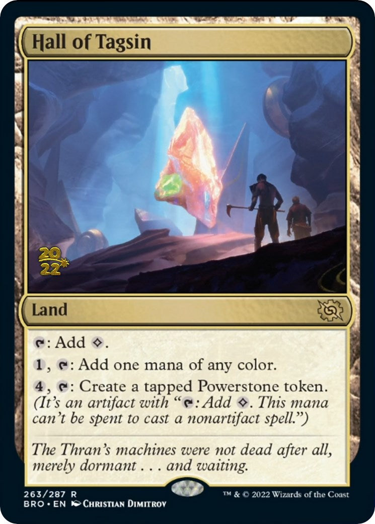 Hall of Tagsin [The Brothers' War Prerelease Promos] | I Want That Stuff Brandon