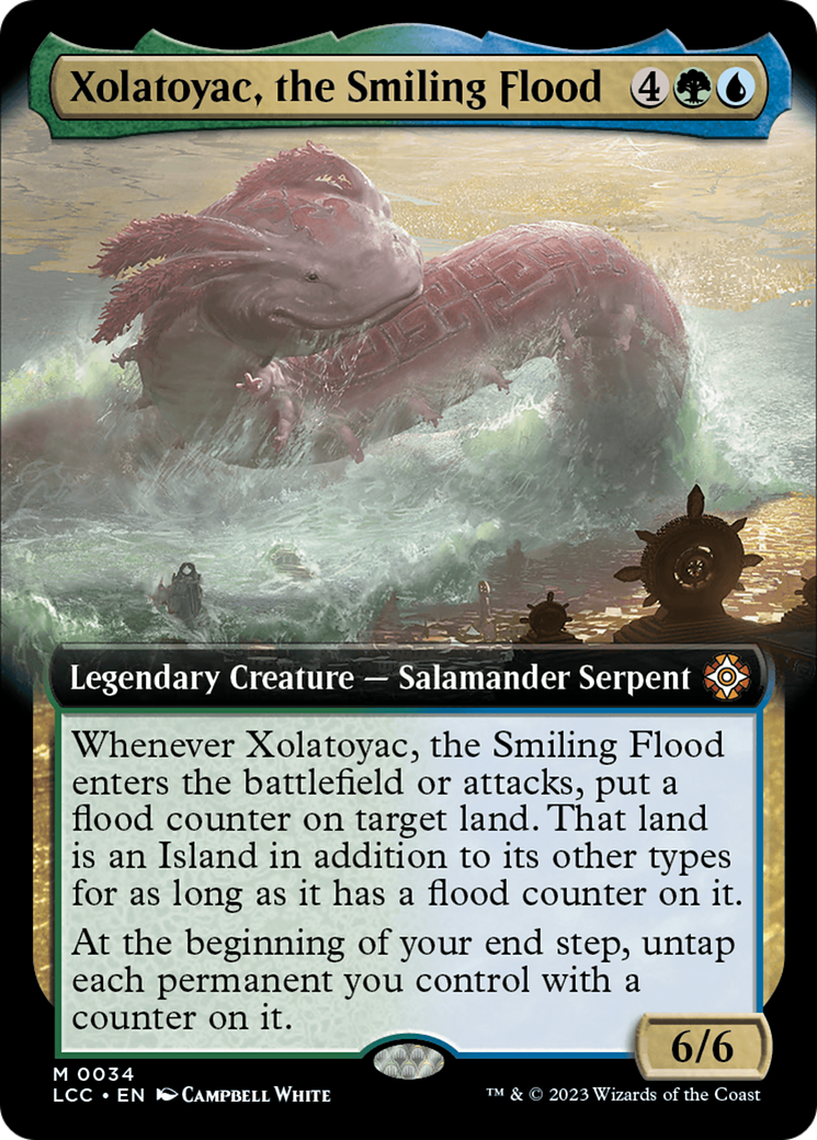 Xolatoyac, the Smiling Flood (Extended Art) [The Lost Caverns of Ixalan Commander] | I Want That Stuff Brandon