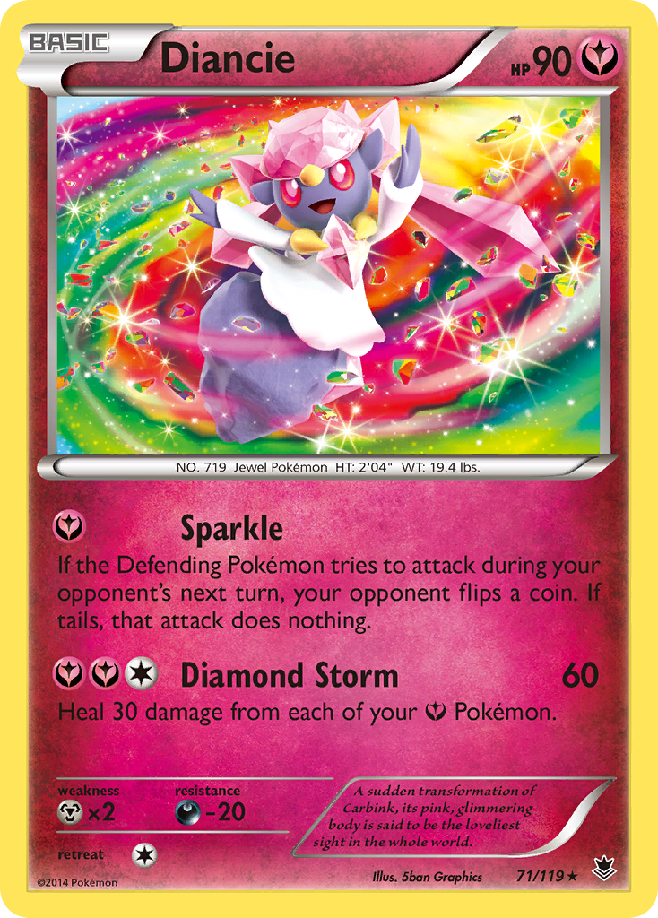 Diancie (71/119) [XY: Phantom Forces] | I Want That Stuff Brandon