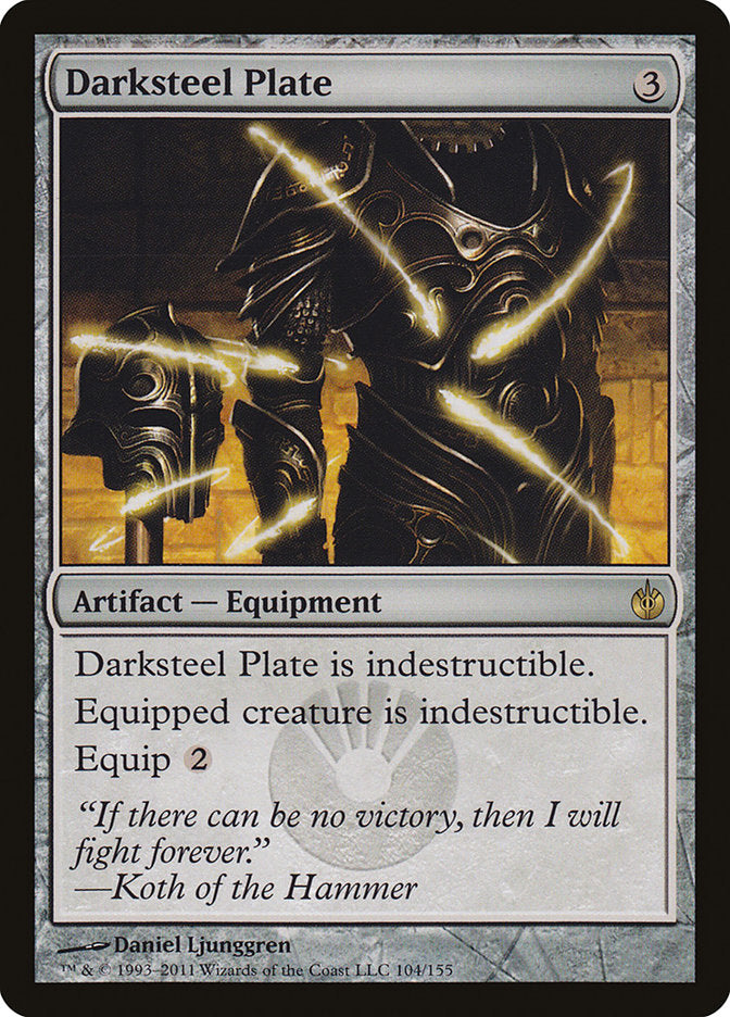 Darksteel Plate [Mirrodin Besieged] | I Want That Stuff Brandon