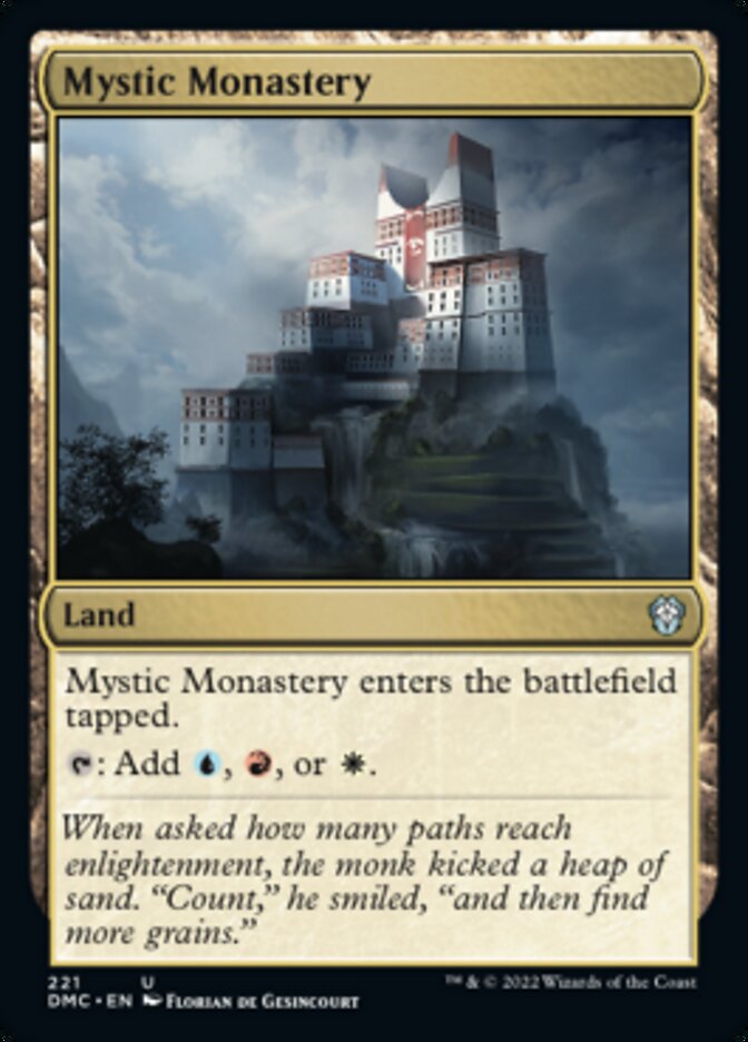 Mystic Monastery [Dominaria United Commander] | I Want That Stuff Brandon