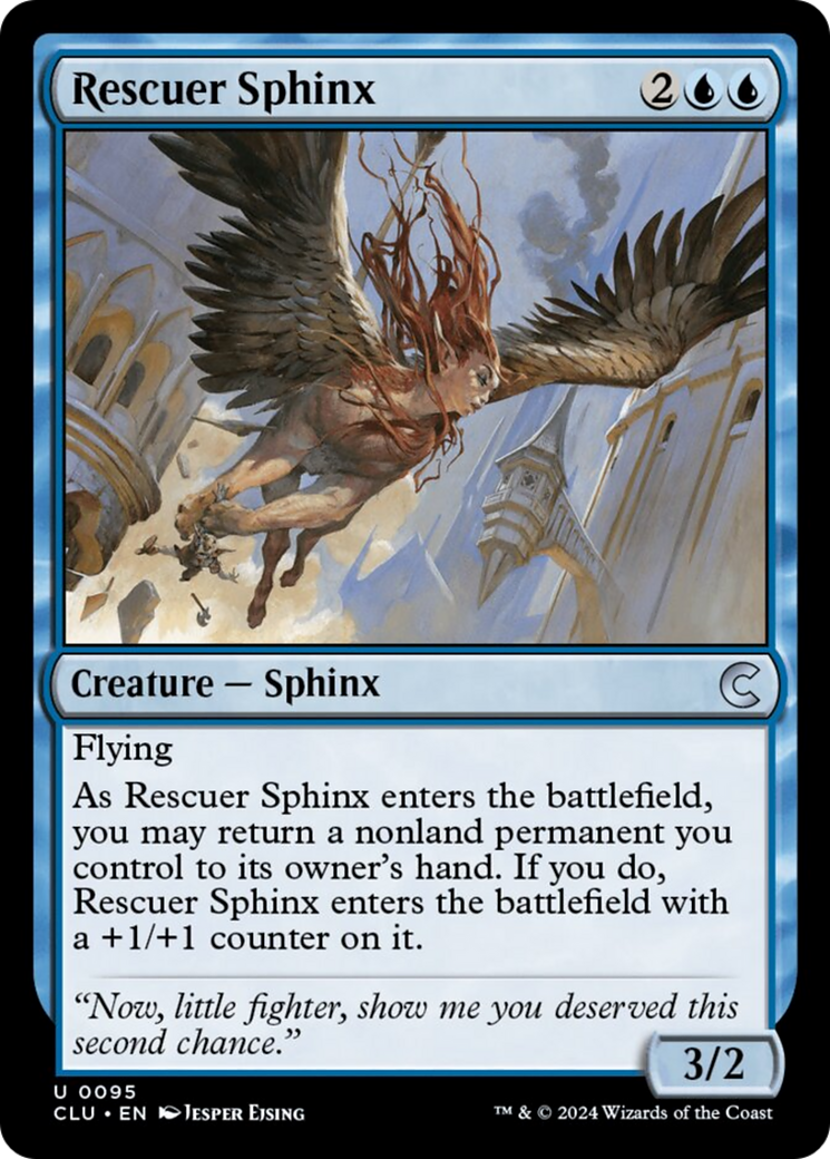 Rescuer Sphinx [Ravnica: Clue Edition] | I Want That Stuff Brandon