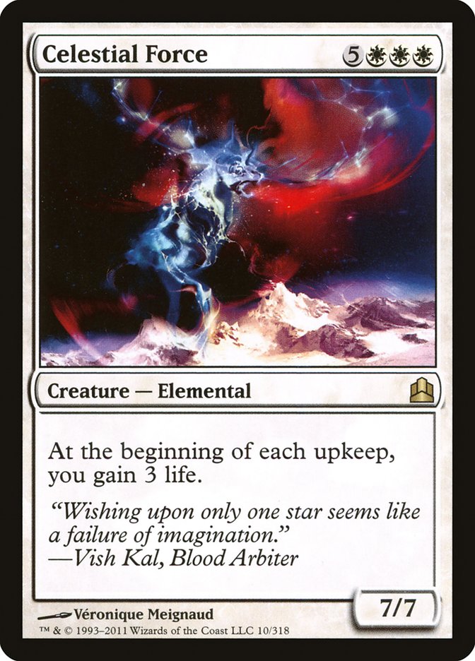 Celestial Force [Commander 2011] | I Want That Stuff Brandon