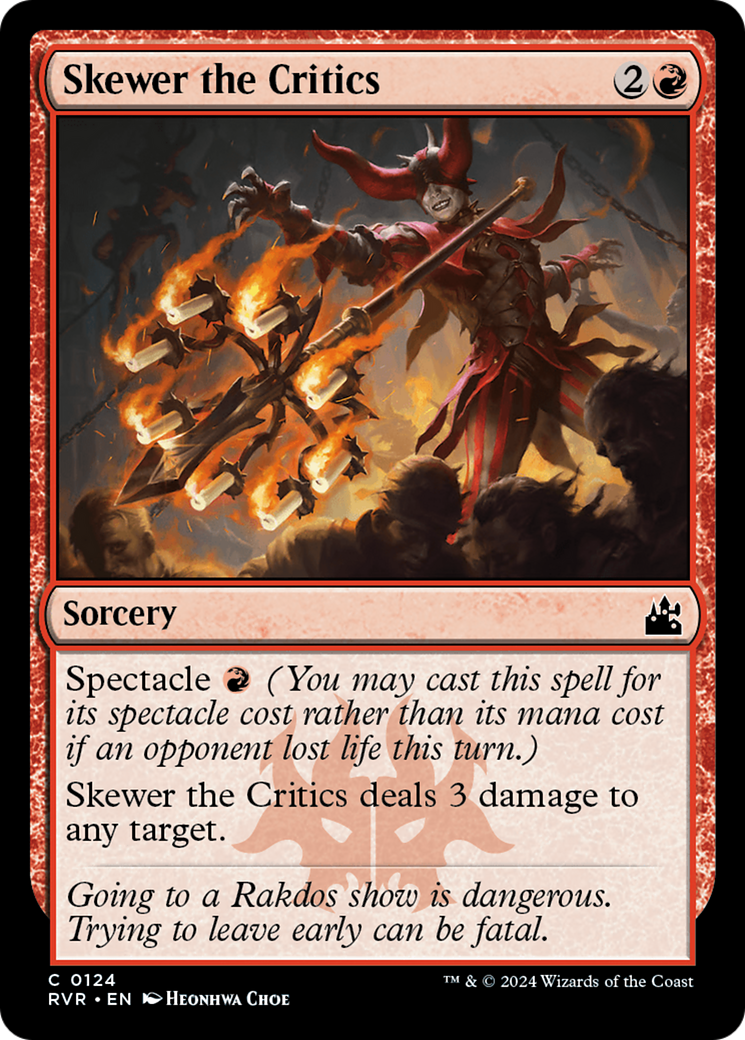 Skewer the Critics [Ravnica Remastered] | I Want That Stuff Brandon