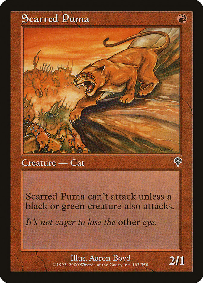 Scarred Puma [Invasion] | I Want That Stuff Brandon
