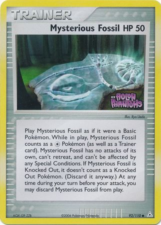 Mysterious Fossil (92/110) (Stamped) [EX: Holon Phantoms] | I Want That Stuff Brandon