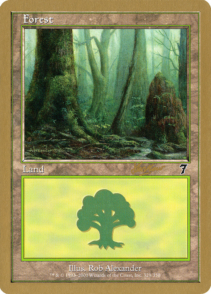 Forest (329) (Sim Han How) [World Championship Decks 2002] | I Want That Stuff Brandon