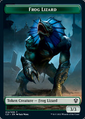 Frog Lizard // Elephant Double-Sided Token [Commander 2021 Tokens] | I Want That Stuff Brandon